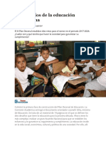 Los Desafíos de La Educación Colombiana