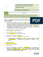 Ahondando en La Coherencia y Cohesión Actividad 2