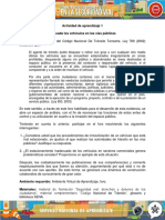 Evidencia Foro Utilizar de Manera Adecuada Los Vehiculos en Las Vias Publicas PDF