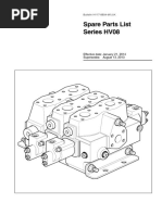 Spare Parts List Series HV08: Effective Date: January 21, 2014 Supersedes: August 13, 2013