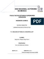 5.1 Análisis de Trabajo A Desarrollar