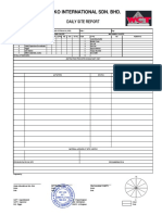 Waiko International Sdn. BHD.: Daily Site Report