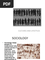 Sociology: Cultures and Lifestyles