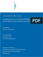 Laporan Kerja Praktek PT. Pindad (Persero) - Analisis Kegagalan Poros Overhead Crane Dengan Simulasi Menggunakan Software ANSYS 19.2