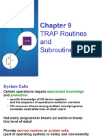 TRAP Routines and Subroutines