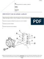 Cubo de Ventilador, Sustitución