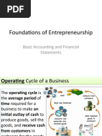 Foundations of Entrepreneurship: Basic Accounting and Financial Statements