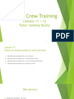 Cabin Crew Training - Lesson11and12 PDF