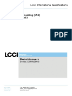 Accounting IAS Model Answers Series 2 2009