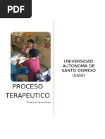 Informe General Del Proceso Terapeutico