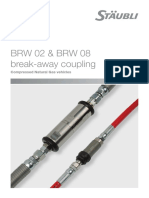 BRW 02 & BRW 08 Break-Away Coupling: Compressed Natural Gas Vehicles