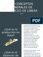 3.1 Conceptos Generales de Balanceo de Lineas