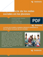 Dependencia de Las Redes Sociales en Los Jóvenes