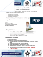 Actividad 1.2 Creacion de La Empresa Help Desk