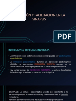 Inhibición Y Facilitacion en La Sinapsis