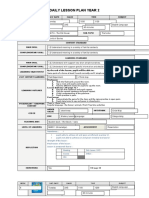 Daily Lesson Plan Year 2: Week Day/ Date Class Time Subject