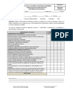 Formato de Evaluacion Seguridad Ocupacional