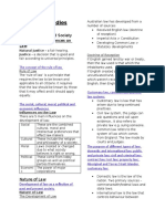 Legal Studies: Topic One: Law and Society The Essential Influences On Law