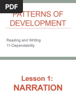 Lesson 2 Patterns of Development