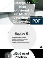 Código de Ética Profesional Del MVZ