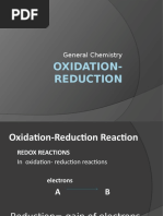 Oxidation-Reduction: General Chemistry