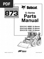 PDF Bobcat 873 G Parts Manual SN 514140001and Above SN 514240001 and Above SN 517911001 and Above