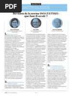 QUESTIONS DE METROLOGIE - Revision de La Norme ISO CEI 17025 PDF