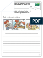 Ativ Producao Textual e Caligrafia Maio Junho PDF