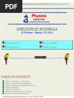 StrengthOfmaterials - University of Wisconsin - Stout PDF