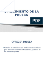 Power Point Ofrecimiento de La Prueba