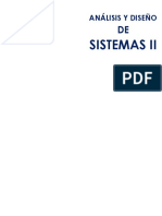 Analisis y Diseño de Sistema II PDF