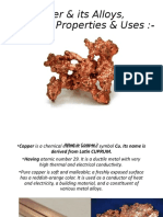 Copper & Its Alloys, Their Properties & Uses