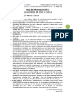 Tema 1. Aleaciones de Oro y Plata. Hoja de Información #1