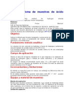 NTP 61: Toma de Muestras de Ácido Clorhídrico: Objetivo