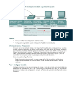 Práctica de Laboratorio 10 Configuración de La Seguridad de Puerto