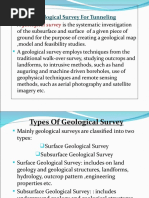 Surveys (Tunneling)