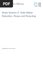 Learn Works: Study Session 8 Solid Waste Reduction, Reuse and Recycling