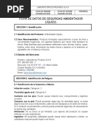 Hoja de Seguridad Ambientador 2 PDF