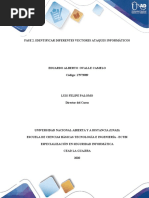 Fase 2. Identificar Diferentes Vectores Ataques Informáticos - Aporte 2