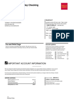 Wells Fargo Everyday Checking: Important Account Information