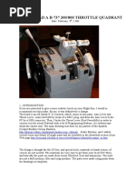 How To Build A B-737 300/800 Throttle Quadrant