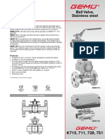 Ball Valve, Stainless Steel: Construction