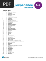 Gold Experience 2nd Edition C1 Diagnostic Tests A&B Keys