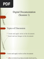 Digital Documentation