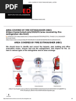 Area Covered by Fire Extinguisher (NBC) - Lceted PDF