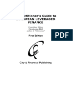 A Practitioner's Guide To European Leveraged Finance: First Edition