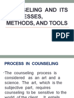 Counseling and Its Processes, Methods