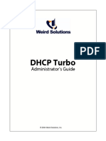 DHCP Turbo: Administrator's Guide