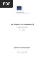 Bioterrorismo. La Amenaza Latente - Ignacio Ibanez Ferrandiz