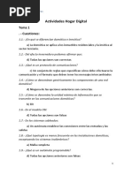 Actividades Hogar Digital - Alfonso Cabello Torres